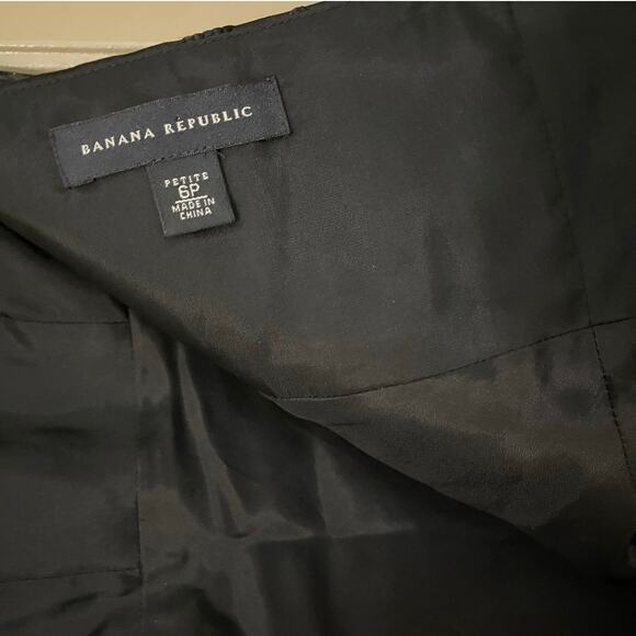 Vintage Y2K Banana Republic Strapless Mini Dress 6P 100% Silk Floral Whimsigoth - Picture 10 of 14